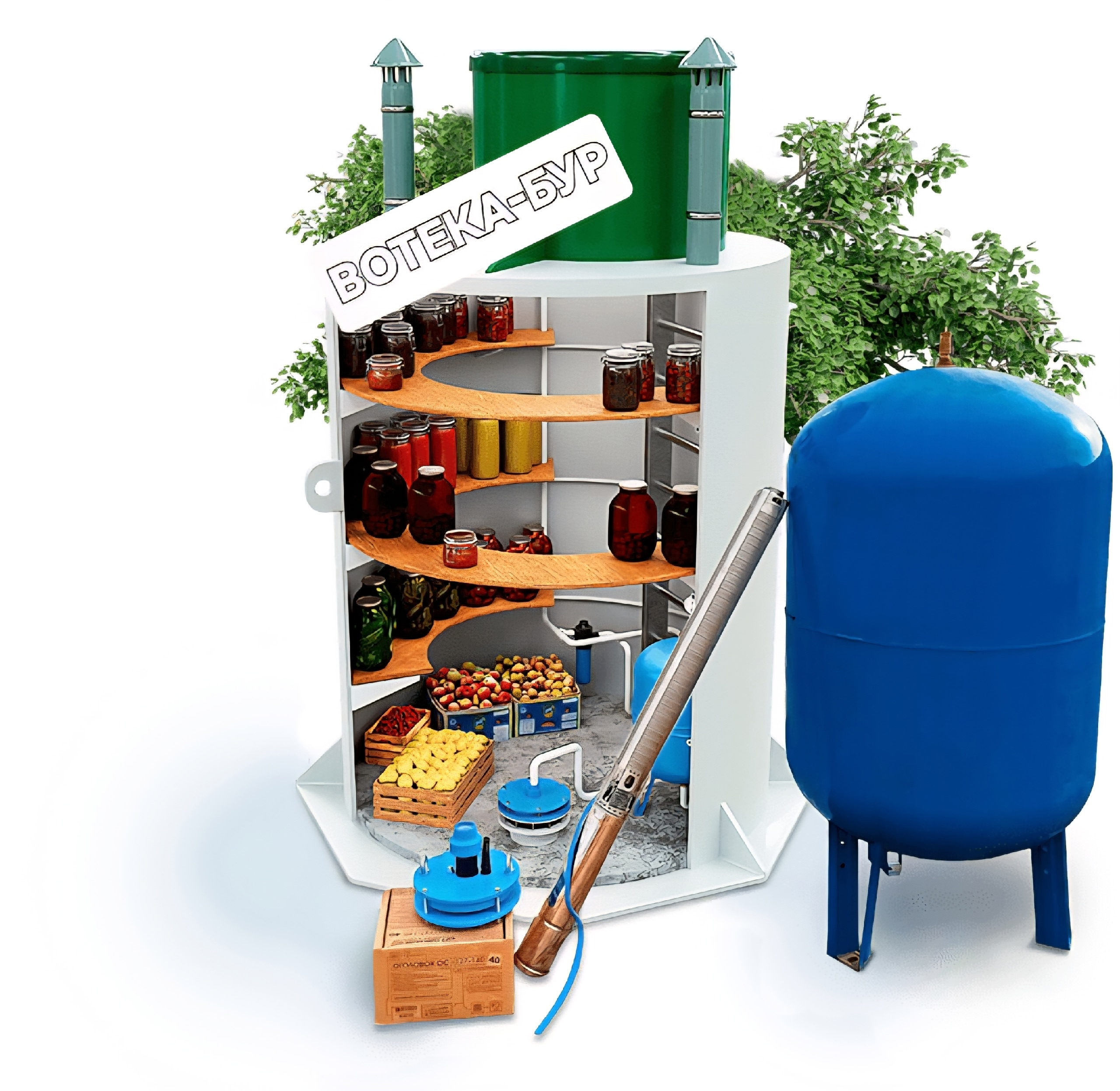 Кессон для скважины